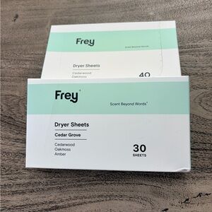 Frey Cedar Grove Dryer Sheets 2 packs NIB